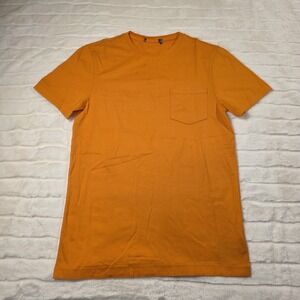 Ralph Lauren Purple Label Washed Jersey Pocket T Shirt  Mens XS Orange $195